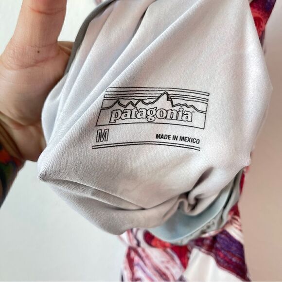 Patagonia swirl tie dye latticeback tank Sz M - Picture 3 of 6